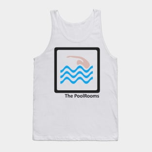 The Backrooms - The PoolRooms - Black Outlined Design Tank Top